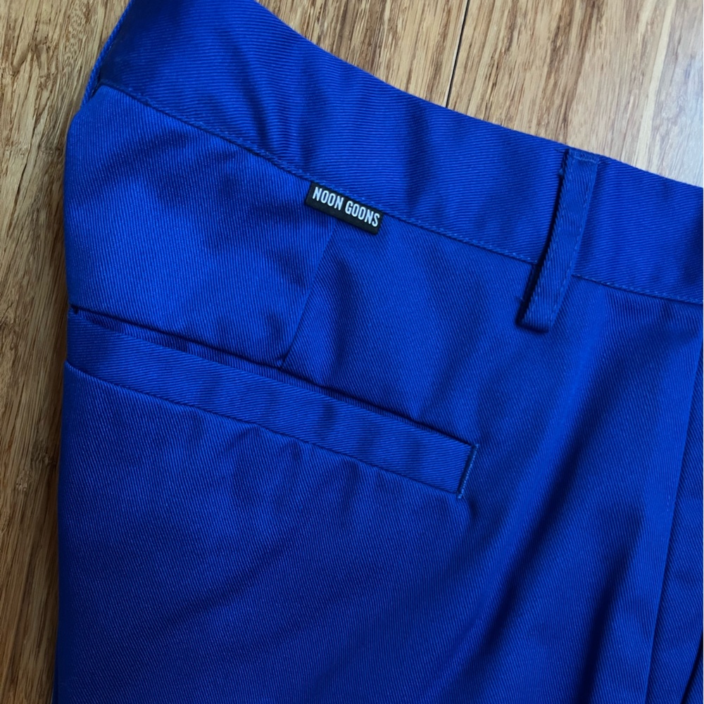 Men's Blue Dress Pants - Picture 3 of 5